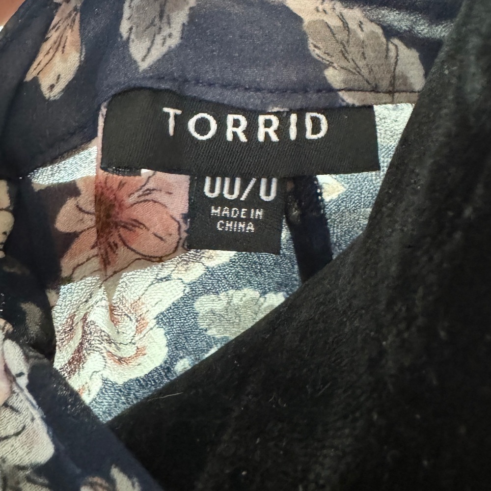 TORRID Chiffon Maxi High-Low Floral Kimono 00/0 M/L - Picture 5 of 11